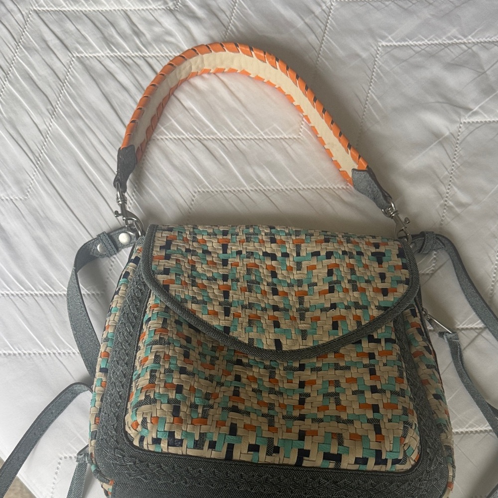 Aimee Kestenberg Colorful Woven Shoulder Bag